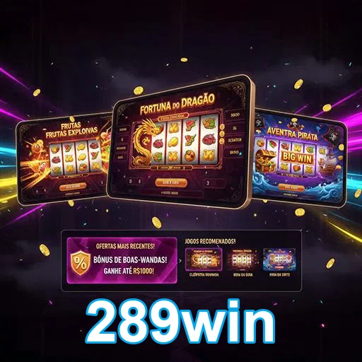 Imagem do site 289win mostrando a página inicial com destaque para apostas e novidades em apostas esportivas